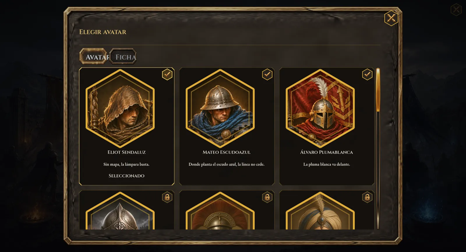 Elegir avatar